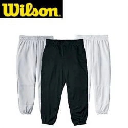 Wilson Youth Baseball Pull-up Pants with Full Elastic Waistband WTA4204 - CMD Sports