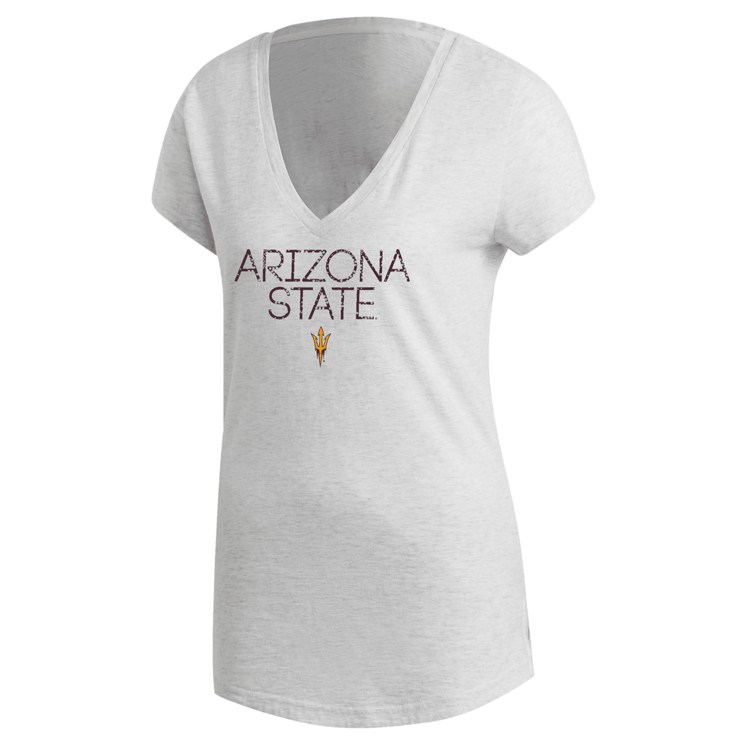 Clearance - Arizona State University Adidas Women's Stadium V-Neck T-Shirt - CMD Sports