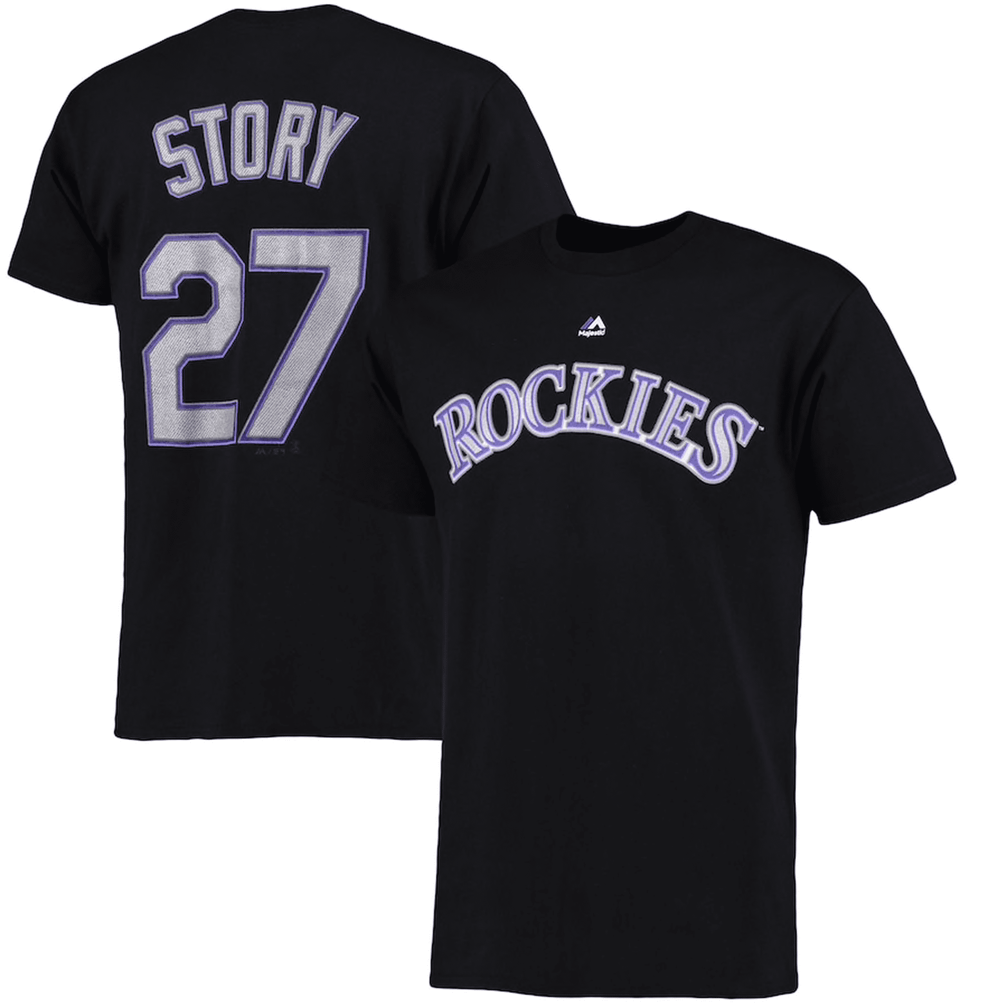 Men's Majestic Gray Colorado Rockies Team Official Jersey