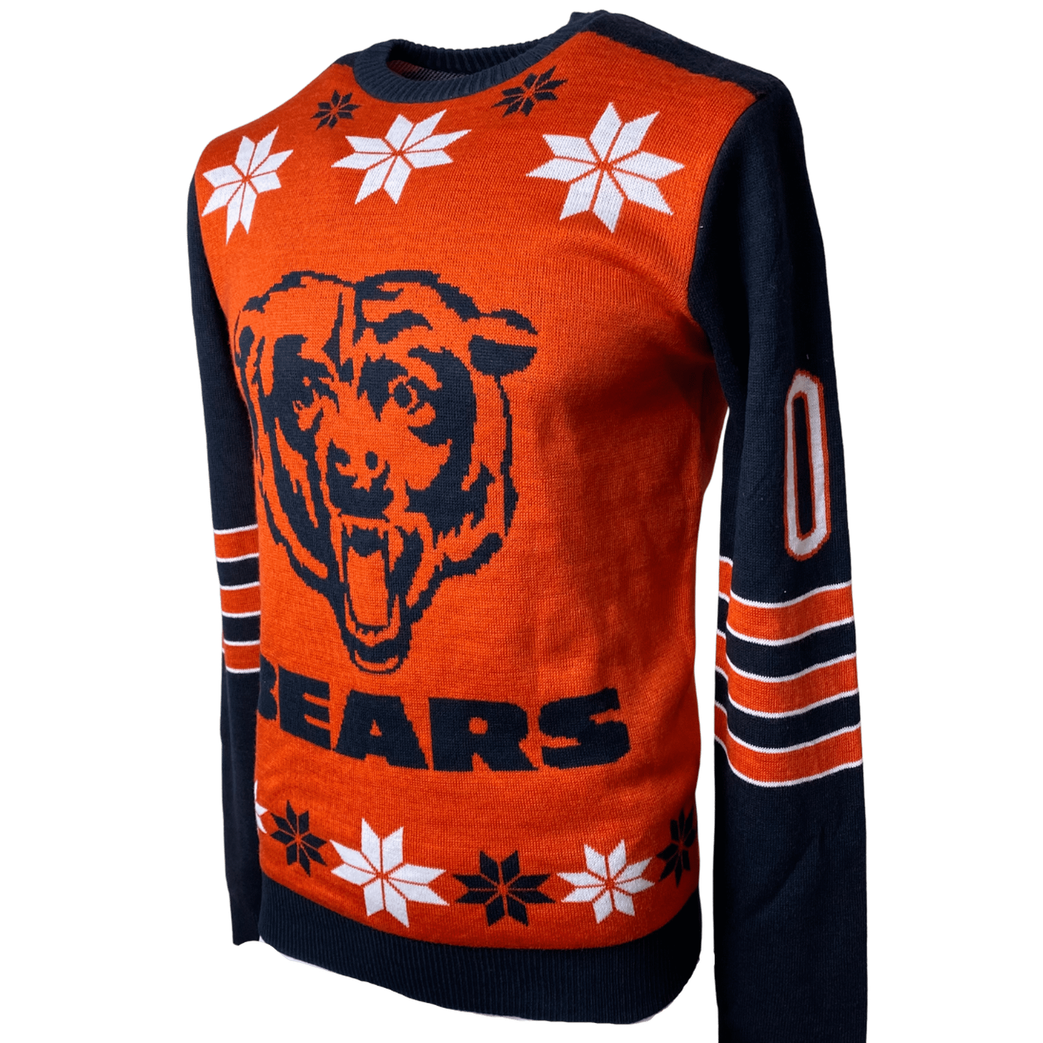 Men's Chicago Bears NFL Team Apparel Festive Knit Pullover Sweater – CMD  Sports