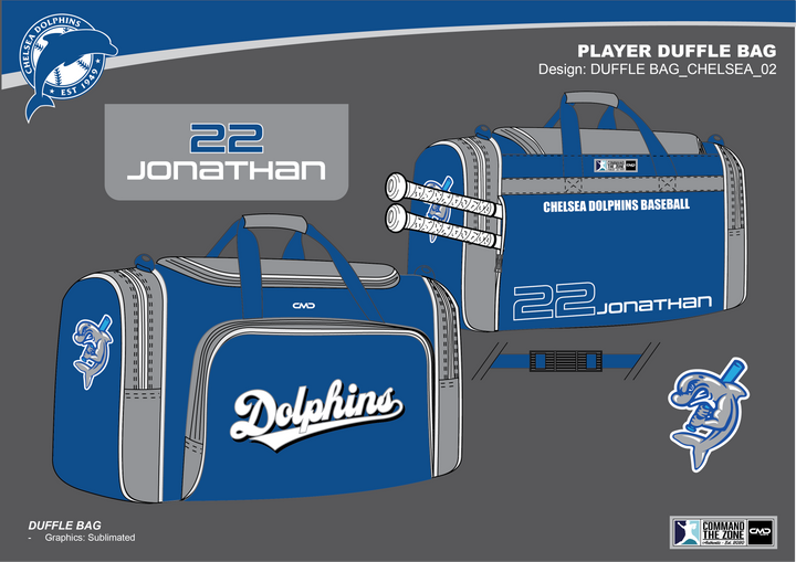 Chelsea Baseball Club - Duffle Bag w Bat Sleeve