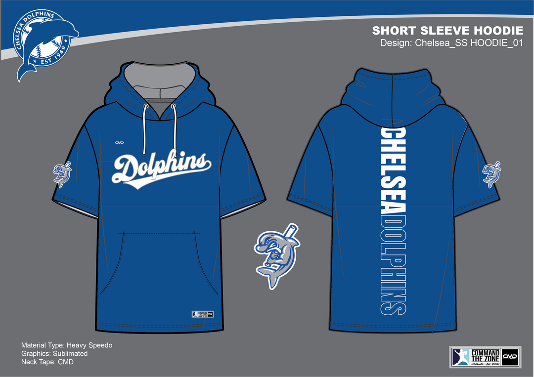 Chelsea Baseball Club - Short Sleeve Hoodie