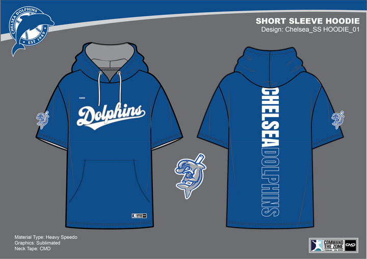 Chelsea Baseball Club - Short Sleeve Hoodie