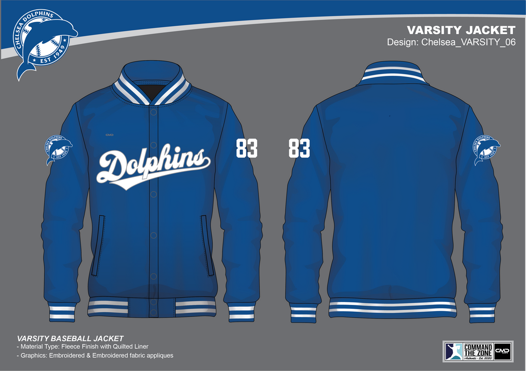 Chelsea Baseball Club - Varsity Jacket