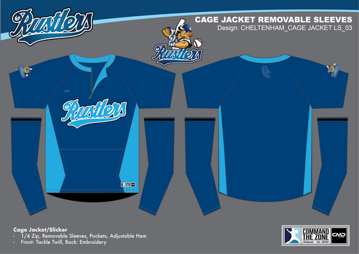 Cheltenham Baseball Club - Long Sleeve Cage Jacket