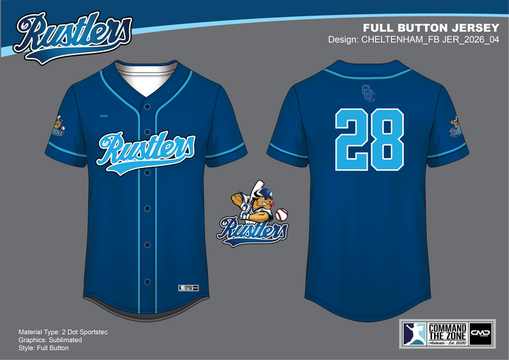 Cheltenham Baseball Club WOMEN'S Player Jersey