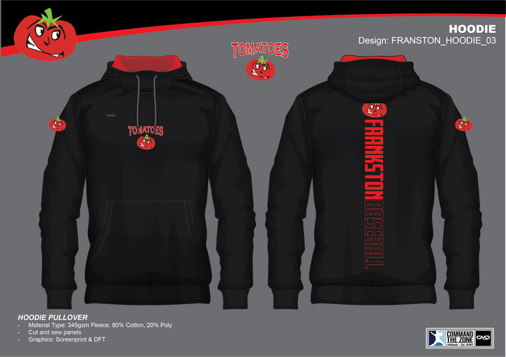 Frankston Baseball Club - Fleece Hoodie