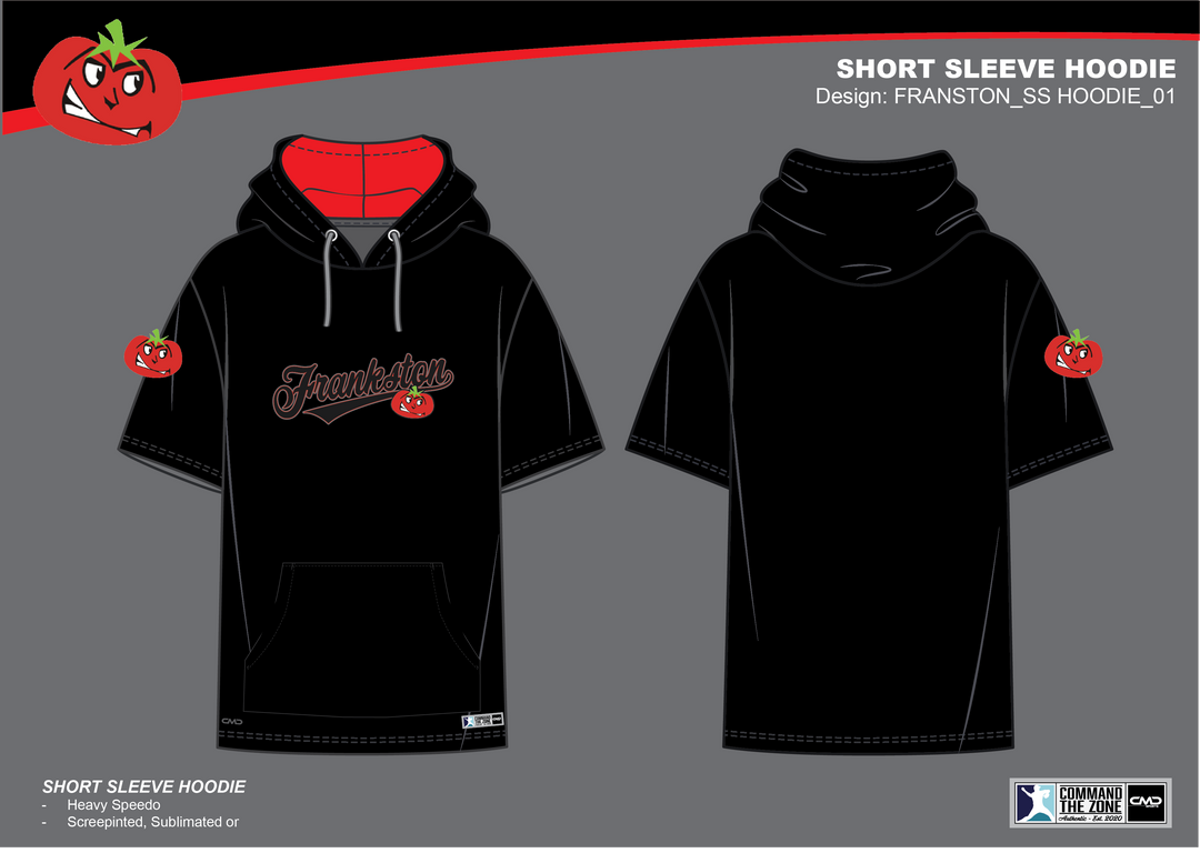 Frankston Baseball Club - Short Sleeve Hoodie