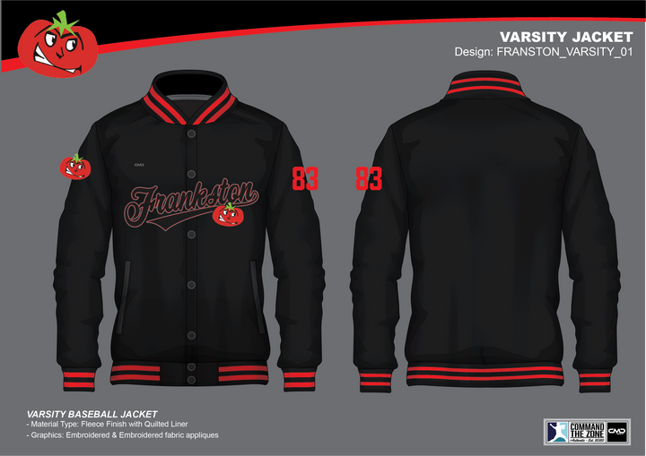 Frankston Baseball Club - Varsity Jacket