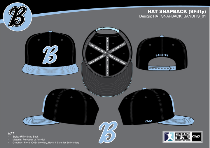 Belconnen Bandits Baseball - Snapback Hat