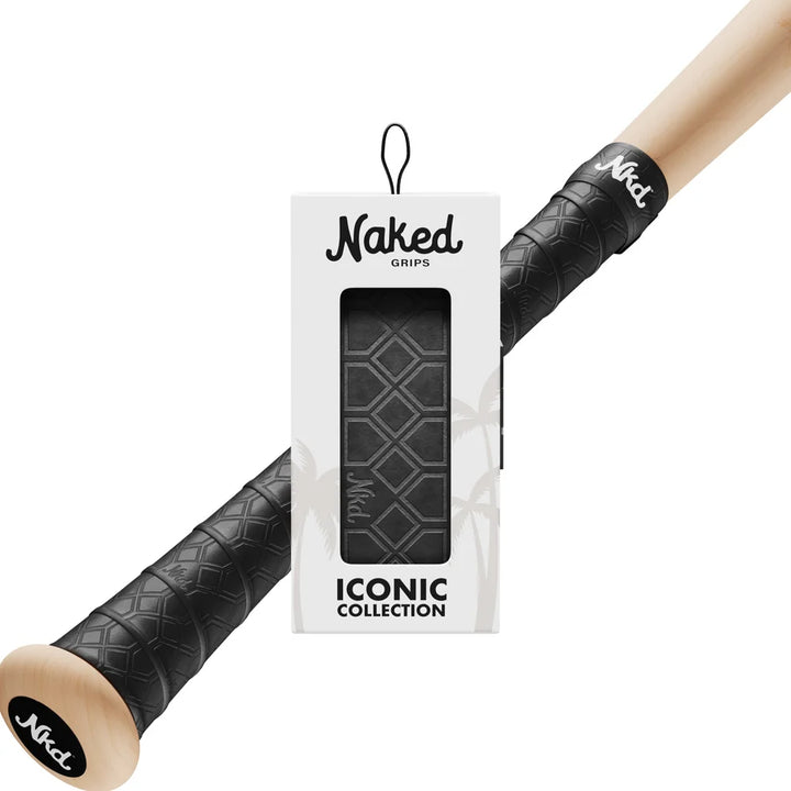 Naked Grips Iconic Collection - JET BLACK Bat Grip
