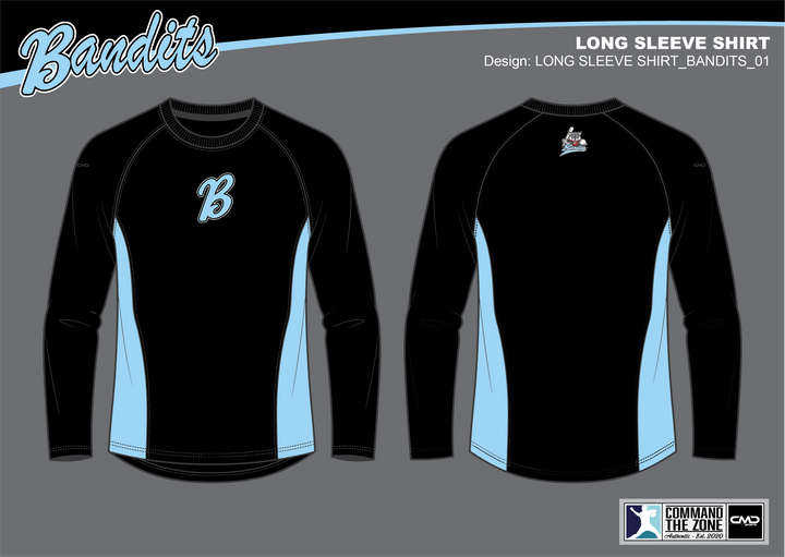 Belconnen Bandits - Long Sleeve Training Shirt