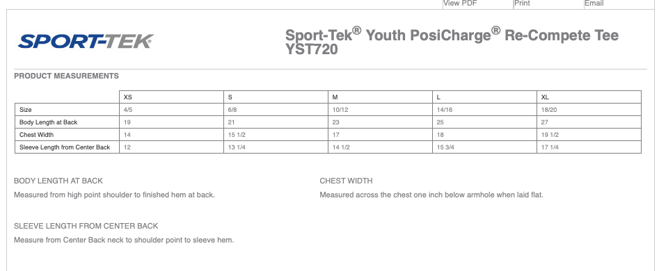 Sport-Tek® YOUTH PosiCharge® Re-Compete Tee