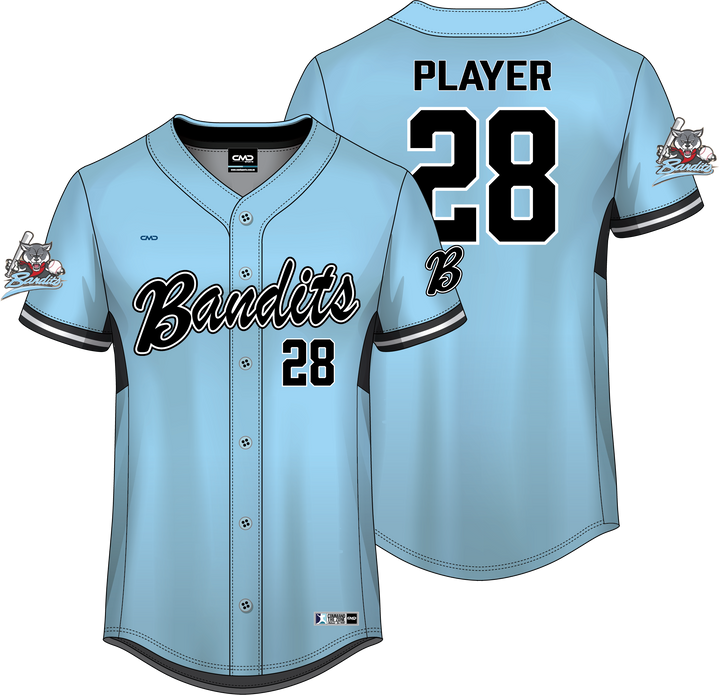 Belconnen Bandits - Full Button Jersey (SUBLIMATED)