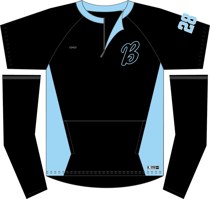 Belconnen Bandits - Long Sleeve Cage Jacket with Number