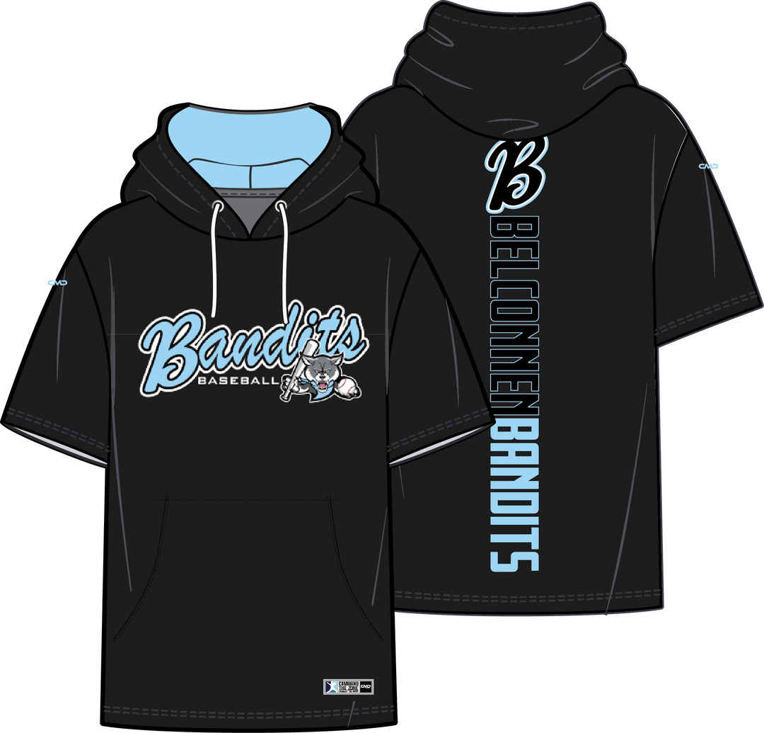 Belconnen Bandits - Short Sleeve Hoodie