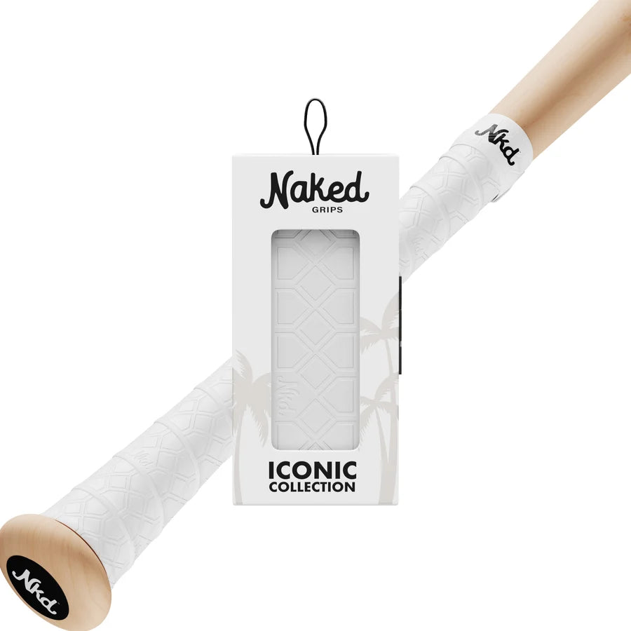Naked Grips Iconic Collection - FROST WHITE Bat Grip