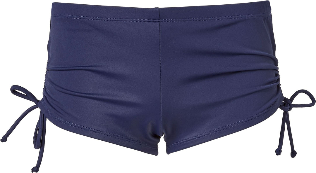 Aqua Tech Women's Solid Side Tie Swim Shorts - CMD Sports