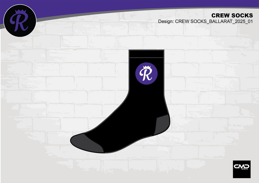 Ballarat Royals Crew Socks - CMD Sports