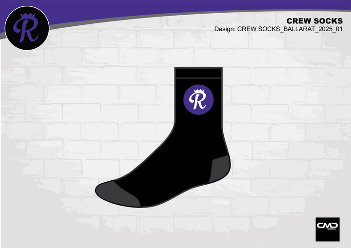 Ballarat Royals Crew Socks - CMD Sports