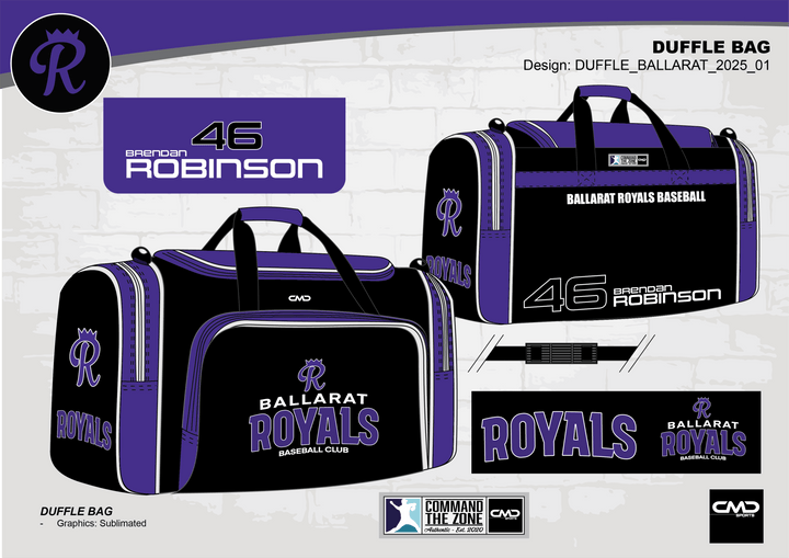 Ballarat Royals Duffle Bag - CMD Sports