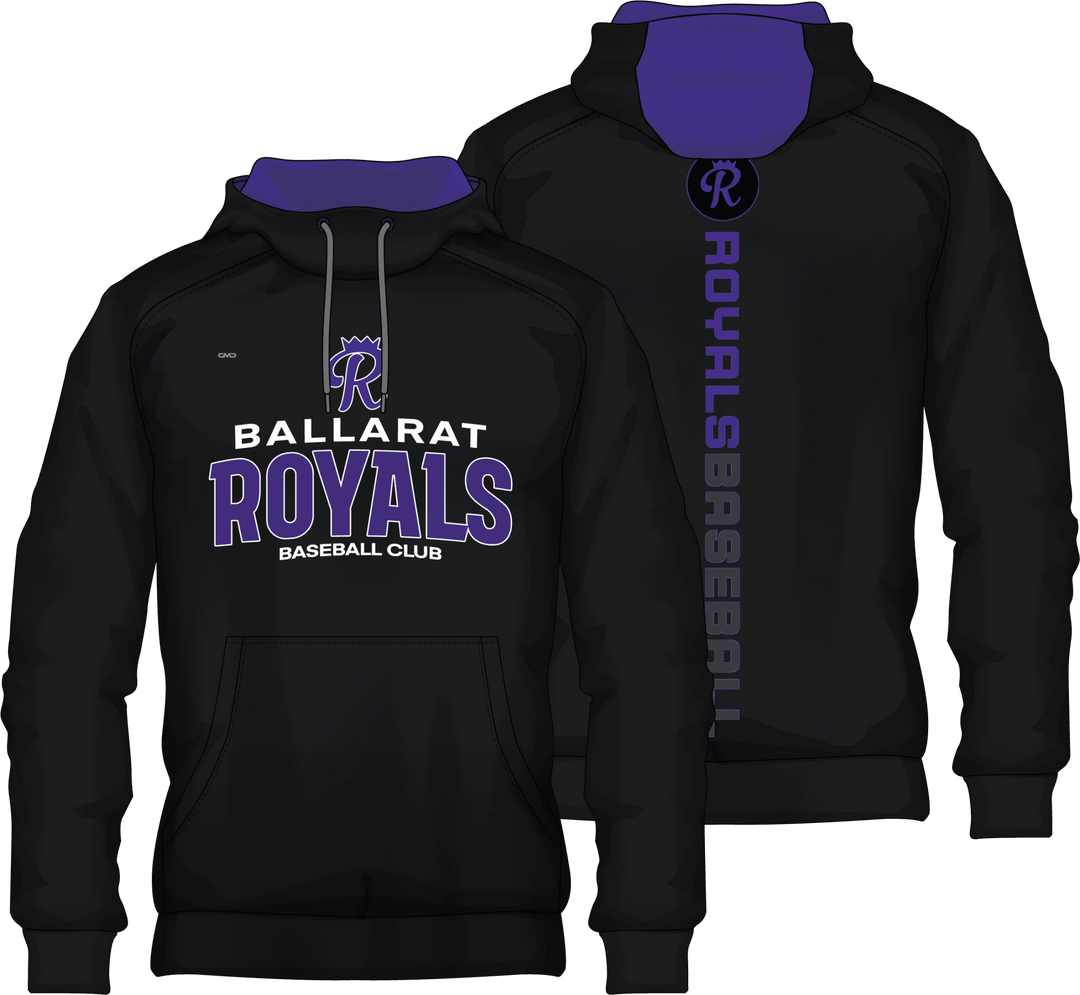 Ballarat Royals Hoodie - BLACK - CMD Sports