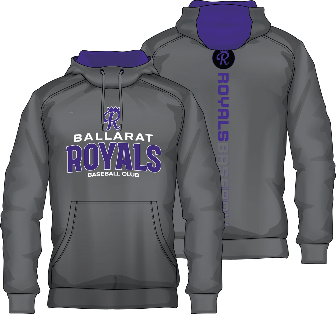 Ballarat Royals Hoodie - GREY - CMD Sports