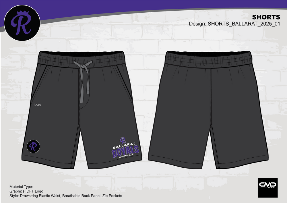 Ballarat Royals - Shorts - CMD Sports