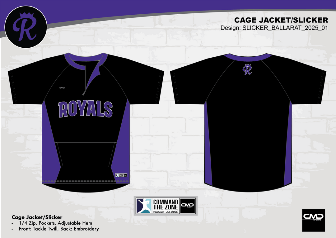 Ballarat Royals - Slicker/Cage Jacket - CMD Sports