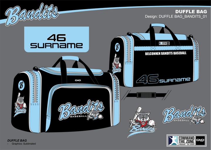 Belconnen Bandits - Duffle Bag - CMD Sports