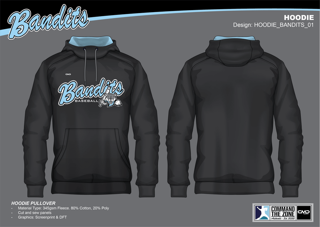 Belconnen Bandits - Pullover Hoodie - CMD Sports