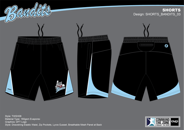 Belconnen Bandits - Shorts - CMD Sports