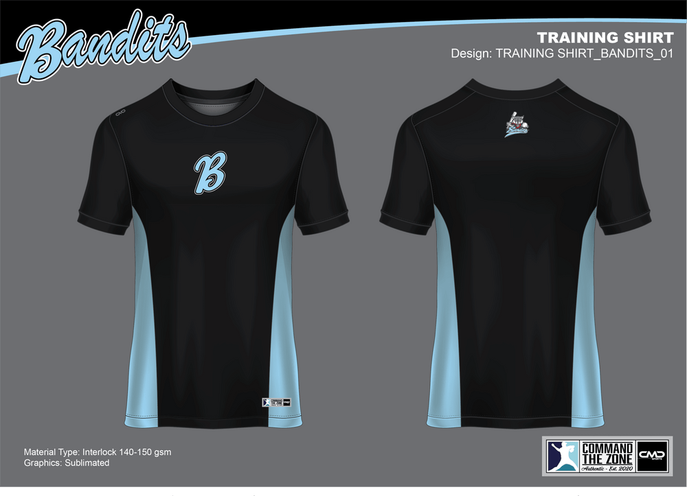Belconnen Bandits - Training Shirt Classic - CMD Sports