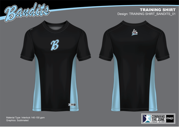 Belconnen Bandits - Training Shirt Classic - CMD Sports