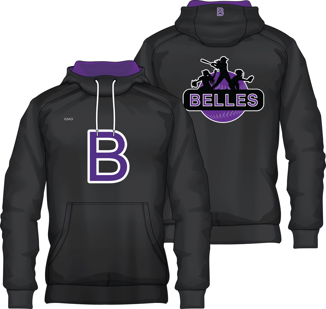 Belles Baseball - Hoodie Classic B (Sublimated) - CMD Sports