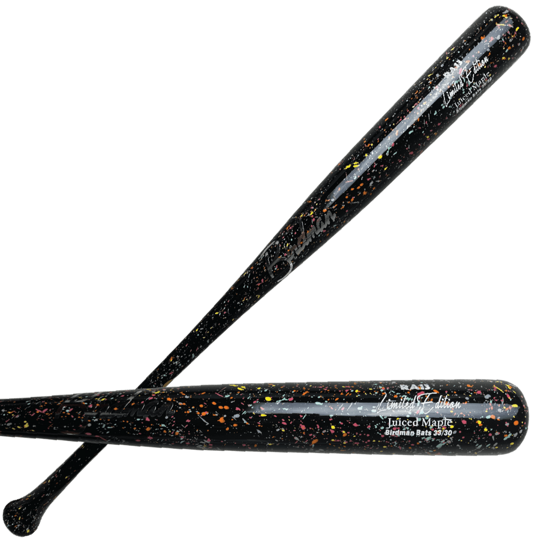 Birdman Bats Juiced Limited Edition Paint Splatter Signature 'RA13' Maple Baseball Bat - CMD Sports