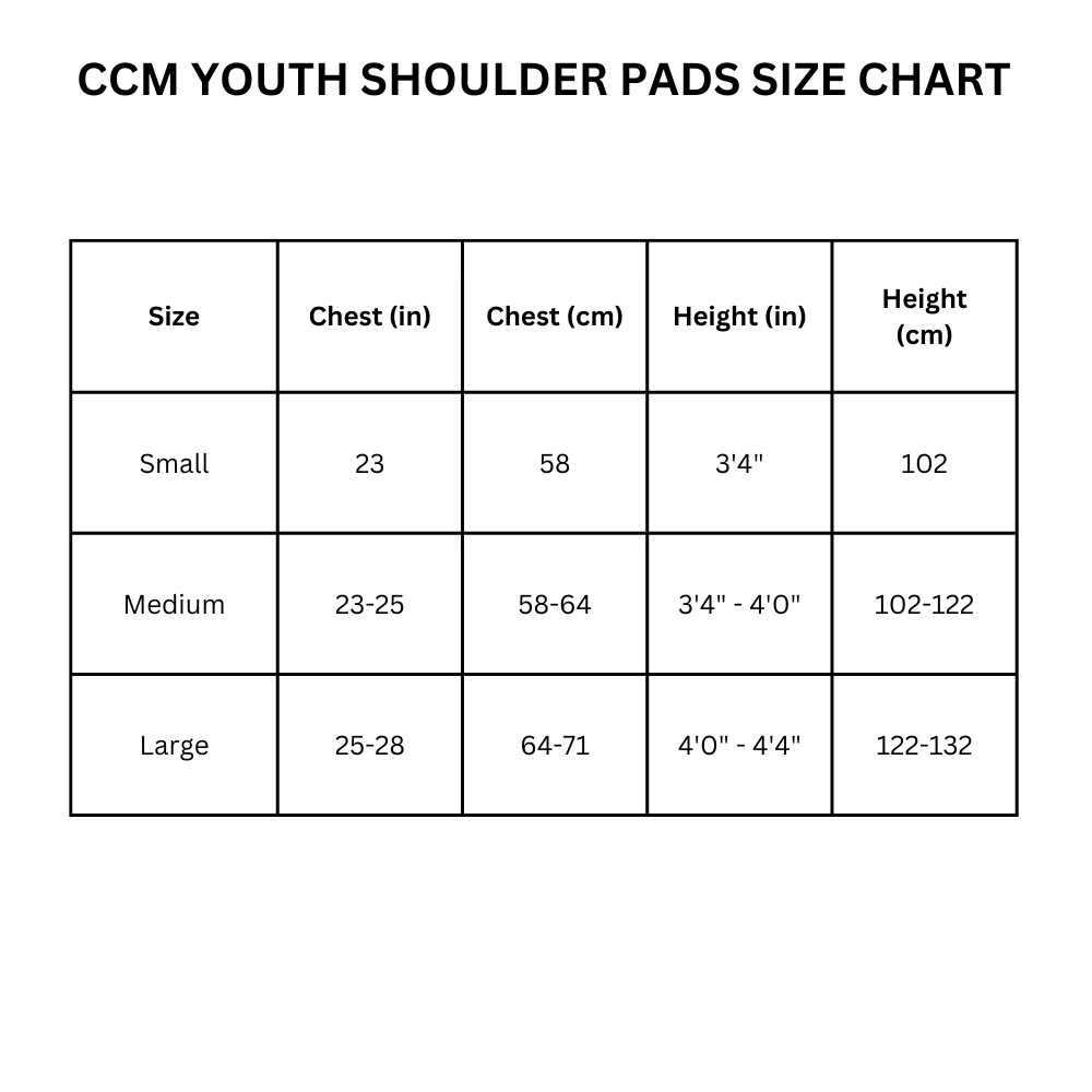 CCM Youth QLT Edge Ice Hockey Shoulder Pads - CMD Sports