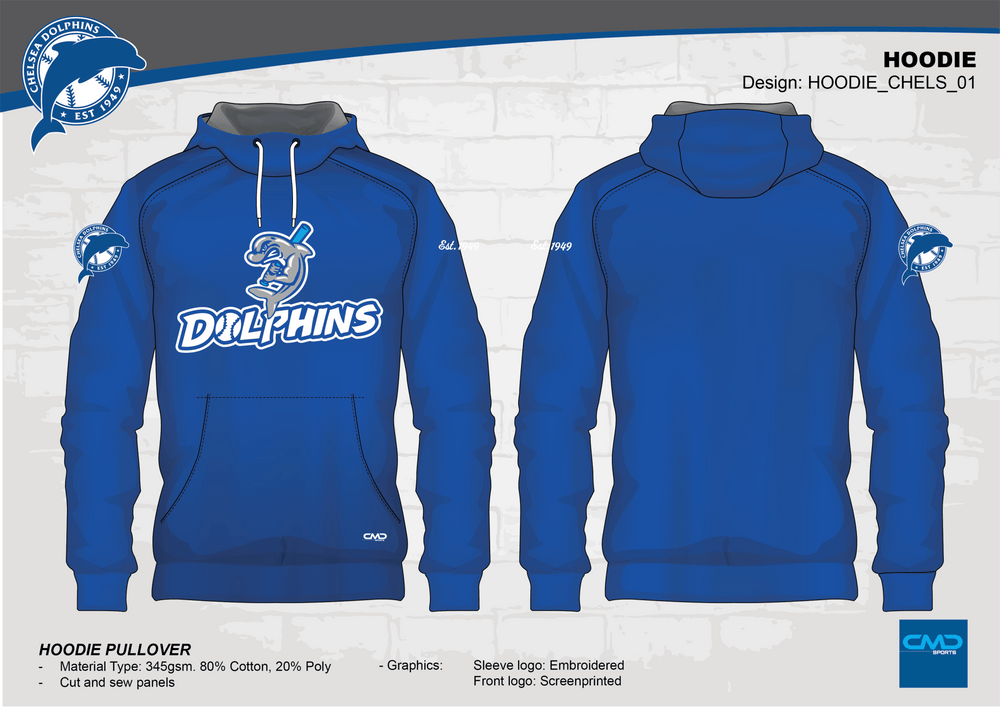 Chelsea Baseball Club Hoodies - CMD Sports
