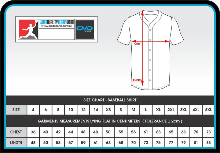 Cheltenham Baseball Club WOMEN'S Player Jersey - CMD Sports