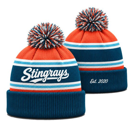 Club beanie, front and back