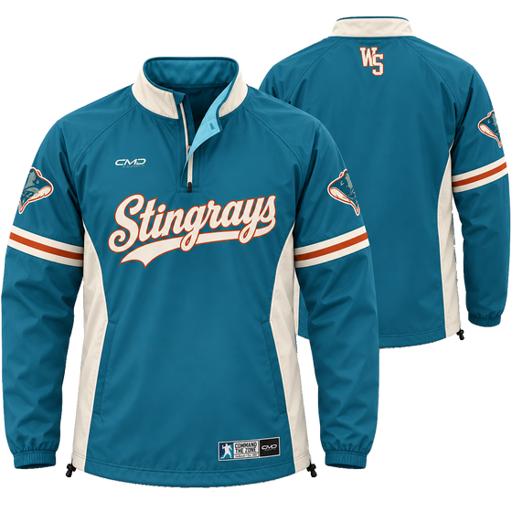 Club long sleeve cage jacket, front and back