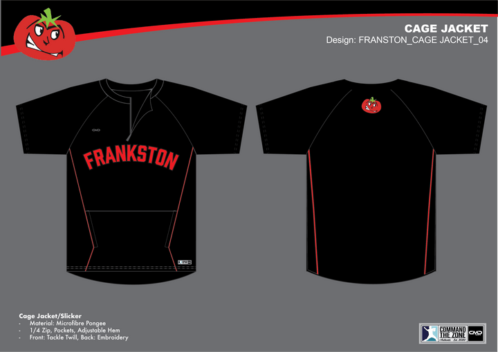 Frankston Baseball Club - Cage Jacket - CMD Sports