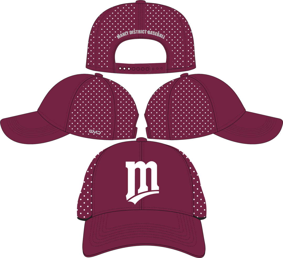 Manly Baseball Hat - Snapback Laser - CMD Sports