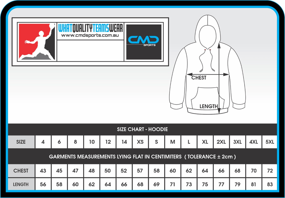 Manly Hoodie - Optional - CMD Sports