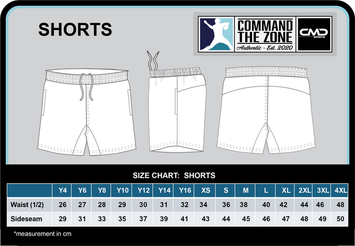 Manly Shorts - Optional - CMD Sports