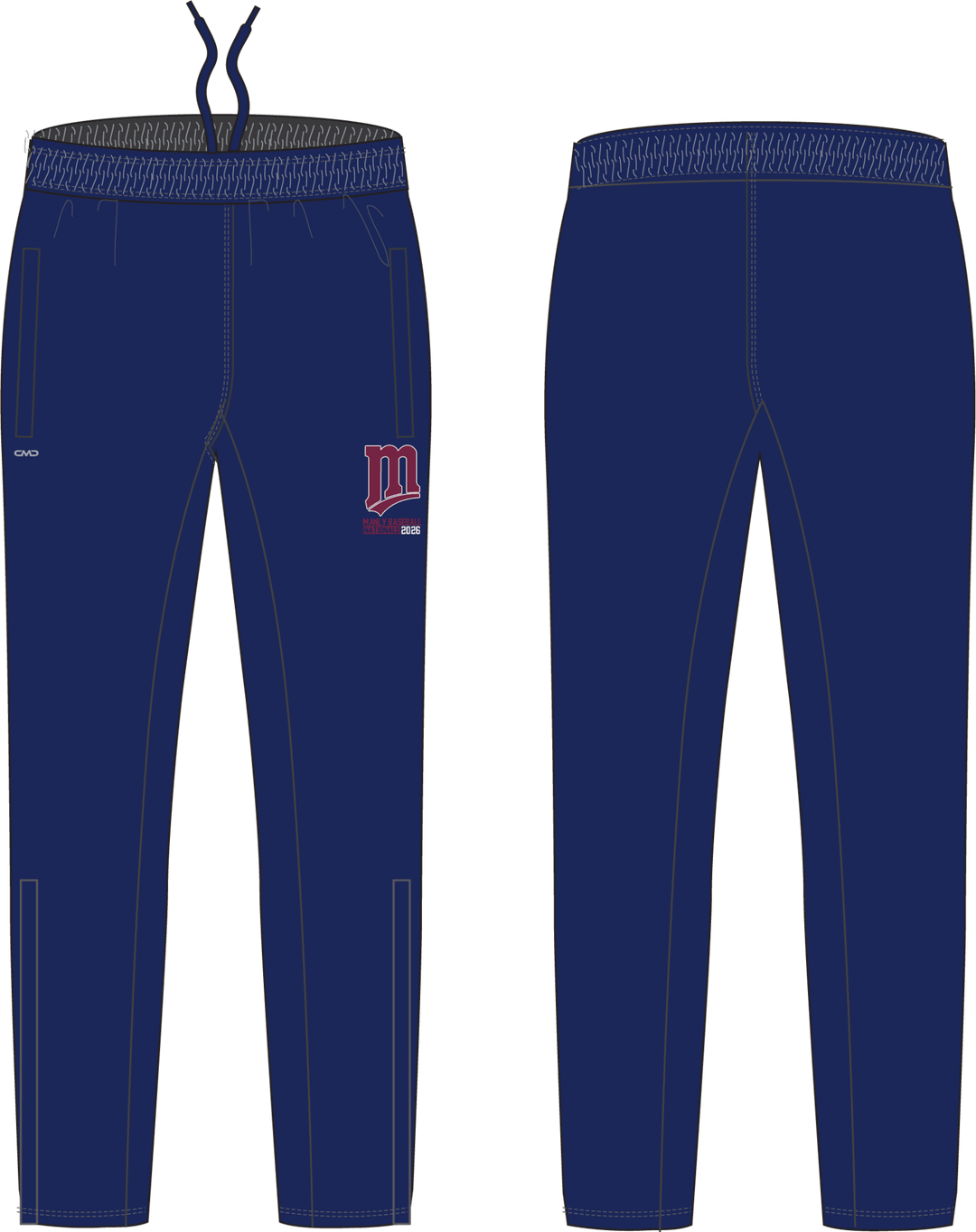 Manly Tracksuit Pants - 2026 Nationals - CMD Sports