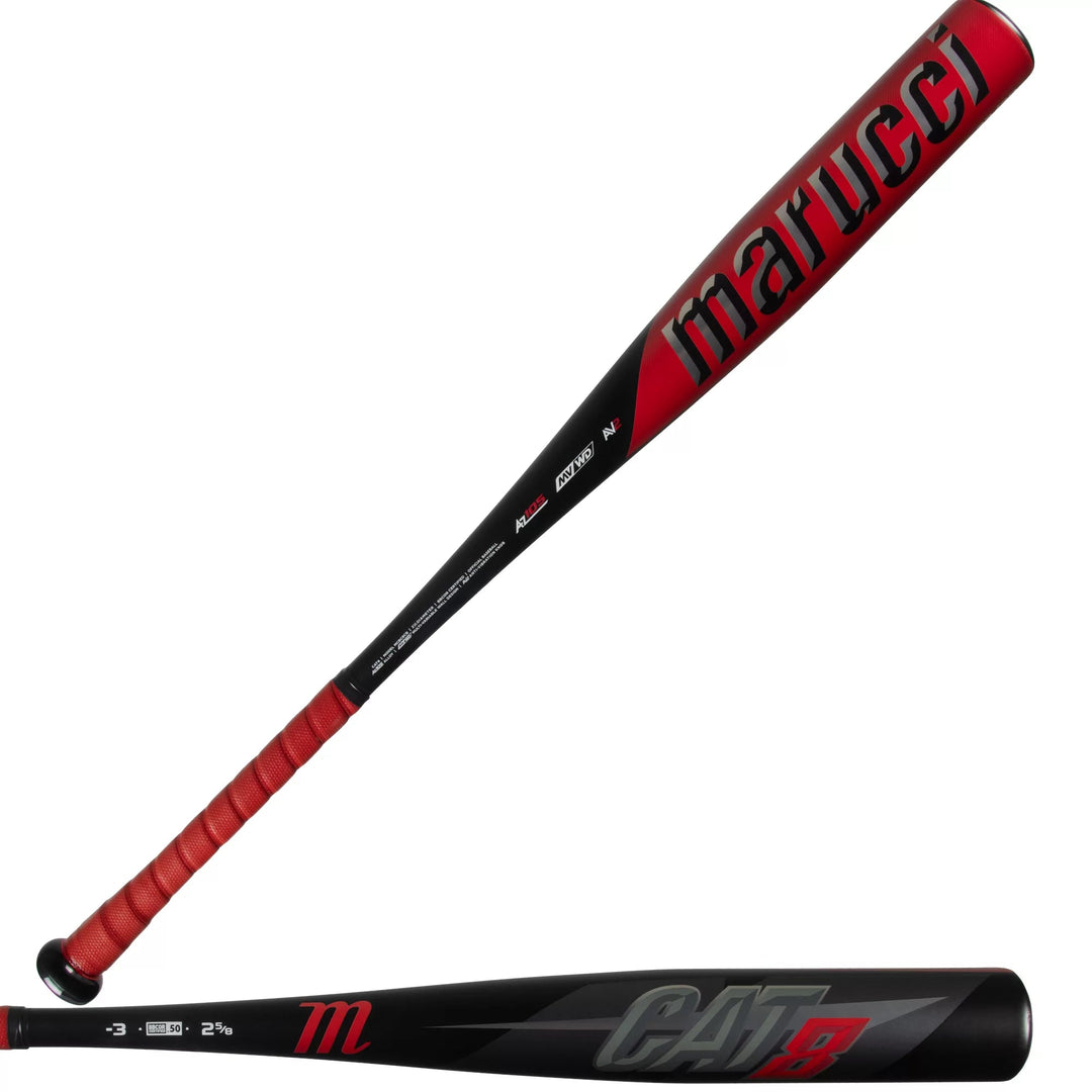 Marucci CAT8 Black BBCOR ( - 3) Baseball Bat - CMD Sports