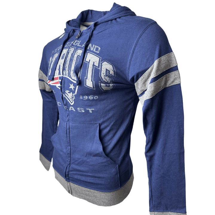 Men's New England Patriots NFL Team Apparel Full - Zip Hoodie - CMD Sports
