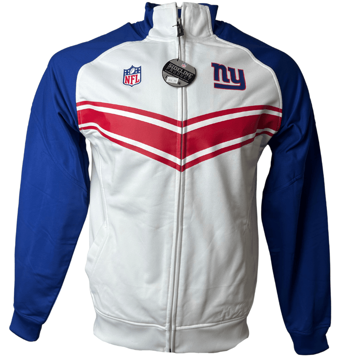 Men's New York Giants Reebok Side - Line Full - Zip Jacket - CMD Sports