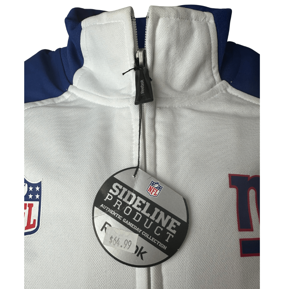 Men's New York Giants Reebok Side - Line Full - Zip Jacket - CMD Sports